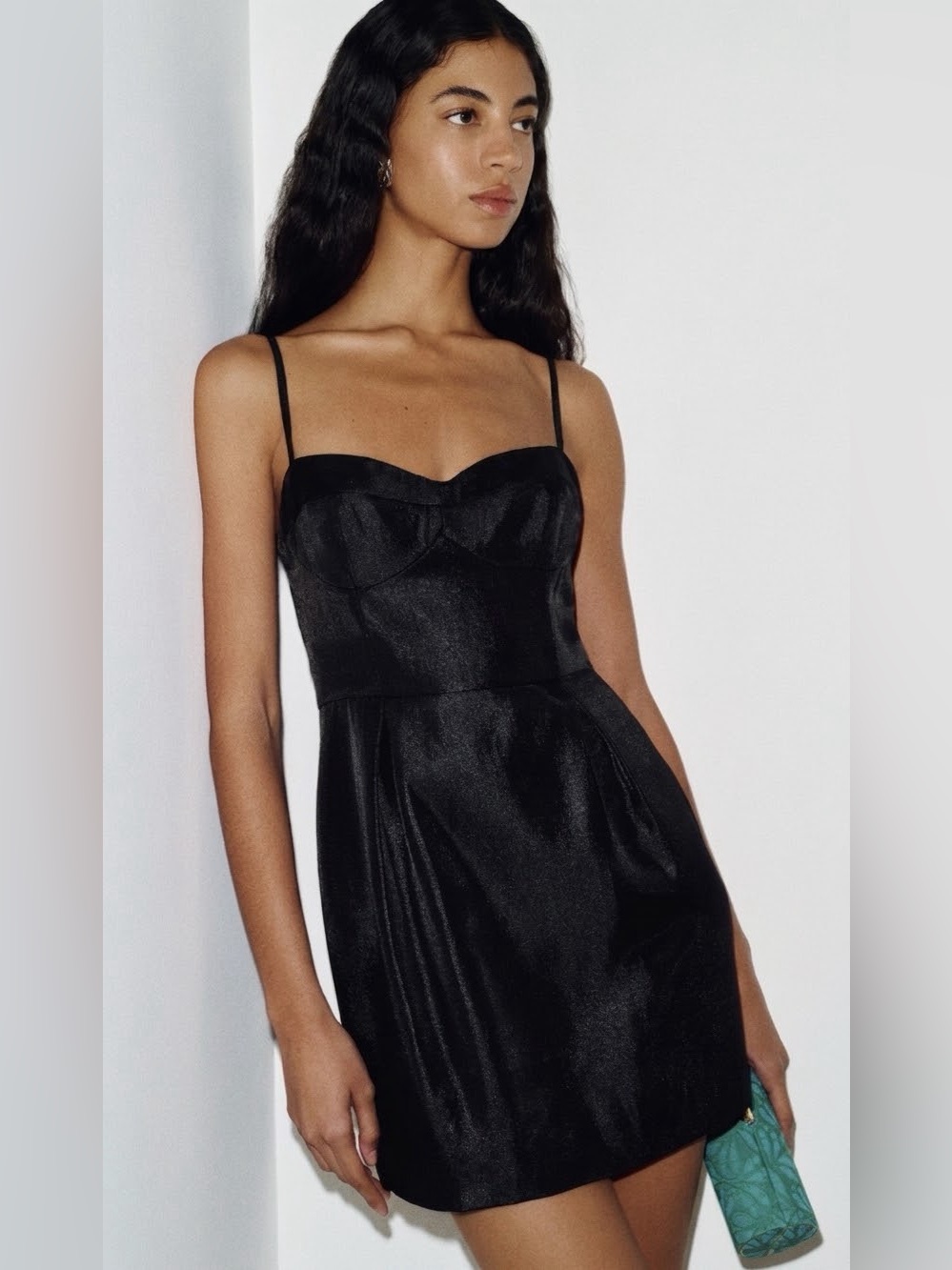 Reformation Black Sleeveless Mini Dress